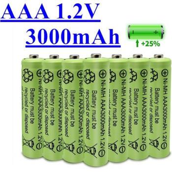 Batterie rechargeable AAA 1,2V NI-MH 3000 mAh