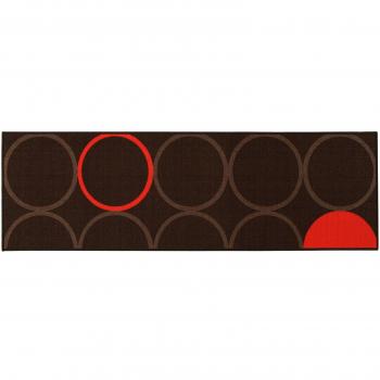 Manta de Cocina ABC Tono Marrón-Ámbar 57×140 cm