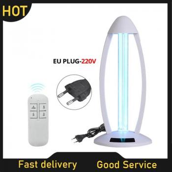 3 Block Timer UV Lamp Sterilizer 50W Ozone Quartz UVC Light