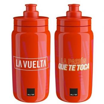 Bidón Elite Fly 550 ml Vuelta 2022 Rojo Icono
