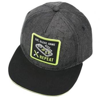 Maximo Flat Cap für Jungen – „Repeat“ Snapback (1 Stück)