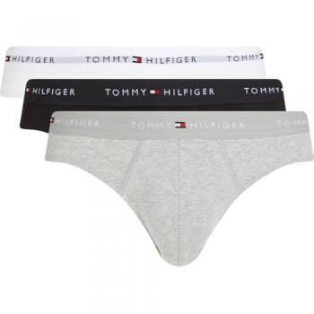 Herren Slip mit elastischem Label-Bund in Hellgrau