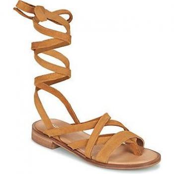 Sandalias IRENE marrones de Maison Minelli para mujer