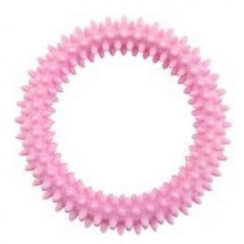 Nayeco Juguete para Perros Pequeños Aro con Pinchos Rosa