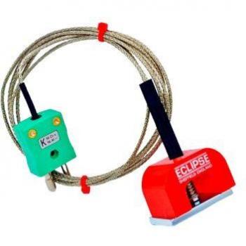 Termopar RS PRO K, 2 metros, Conector macho, Temperatura hasta +250°C