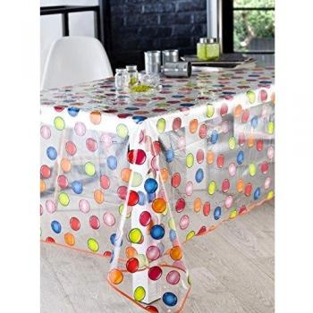 CALITEX AQUABULLES Nappe 140 x 200 cm rectangulaire translucide Multicolore