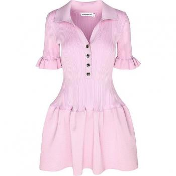 Damen‑Mini‑Kleid Self‑Portrait in Rosa, Größe S