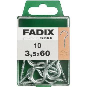 Fadix 10 Stück Cinc Hembrilla 3,5x60mm