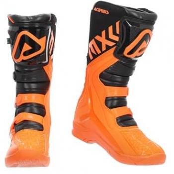 Motocross Boots Acerbis X‑Team 2025 Noir/Orange T39