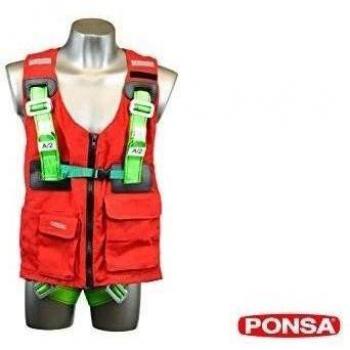 PONSA VEST. Chaleco anticaídas con arnés de trabajo EN 361