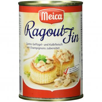 Meica Ragout Fin zartes Geflügel und Kalbfleisch mit Champignon, 400g