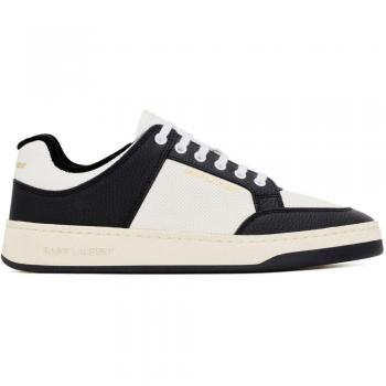 Saint Laurent Black White Low Top Trainers Aw24 | Size 6 1/2 UK