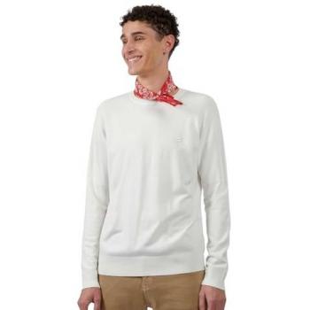 Pull Kaporal Homme en Coton Mayer Blanc