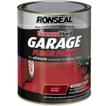 Ronseal Diamond Hard Garage Floor Paint Tile Red 5l