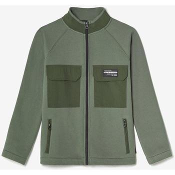 Toto Veste Zippée Kaki Vert en Coton, Garçon