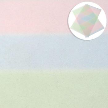 Rainbow Glitter PVC Jelly Leather Sheet