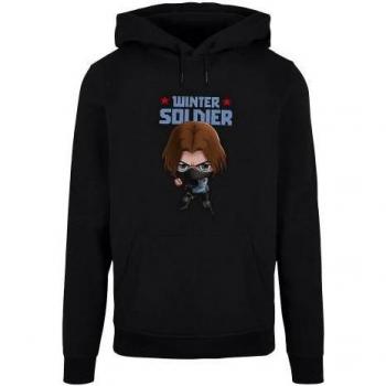Bucky Toon Winter Soldier Women's Hoodie – White, Small