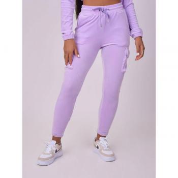 Pantalón Deportivo de Terciopelo Morado Project X Paris