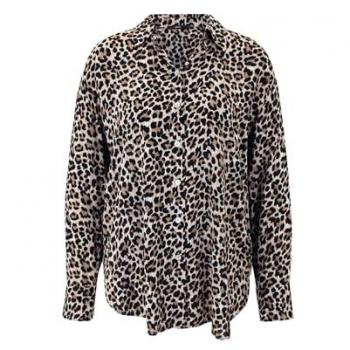 Zero Bluse mit Leomuster für Damen