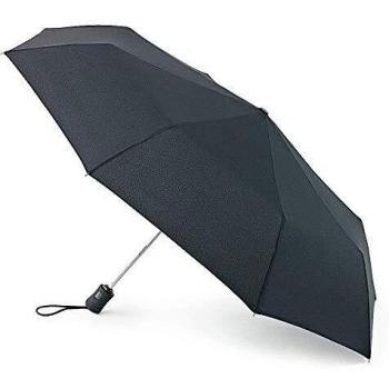 Open & Close 3 Black Unisex_Adult Umbrella Lightweight Single Aluminium Rain