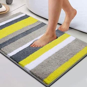 Pauwer Easy to Clean Bathroom Rug