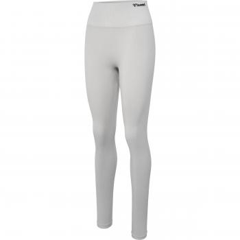 Leggings Hummel Mt Rest Canalé Gris L Mujer