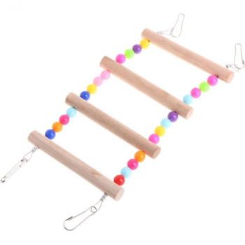 Hamster Wooden Perch Ladder