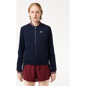 Lacoste Damen Trainingsjacke in dunkelblau, Größe 34