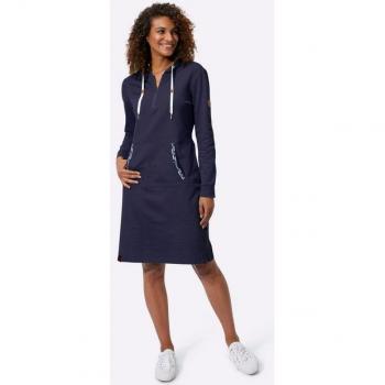 Jersey coton pur : robe marine 48, collection L
