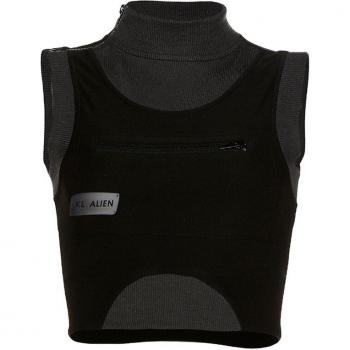 Camiseta empalmada para moto de mujer