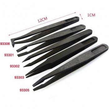 Pro‑Grade Antistatic Jewelry Tweezers – 5‑Piece Multi‑Head Set