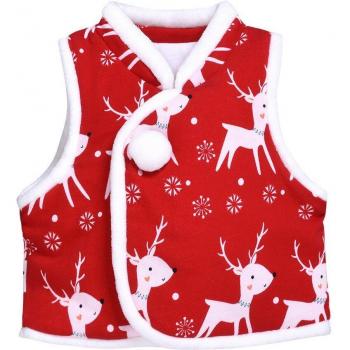 Infant Christmas Cartoon Vest Jacket