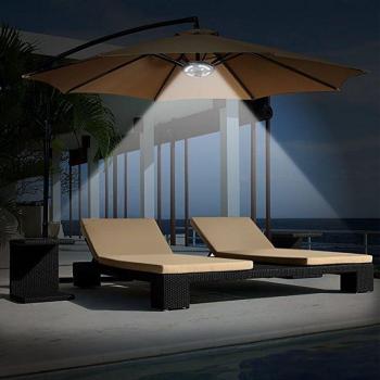 Lumière de camping LED 24 lumières pour parasol