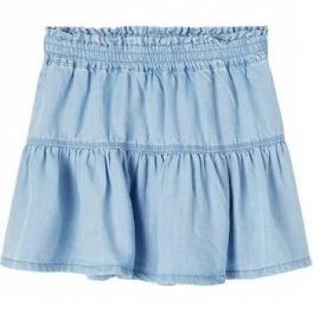 Nmfbecky Rock aus hellblauem Denim