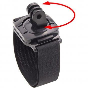 Brazo de Montaje Rotatorio 360° con Tornillo para Cámara de Acción