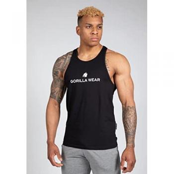 Débardeur Extensible Noir Gorilla Wear Carter