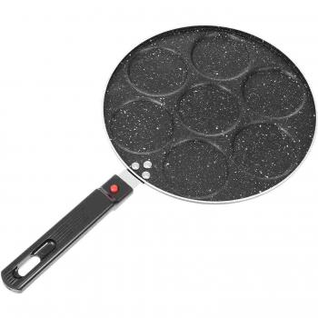 Non-Stick Fried Egg Pan with 7 Holes