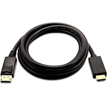 Plugable DisplayPort to HDMI Active Adapter with Audio Support, Black, 2m (6.6ft)