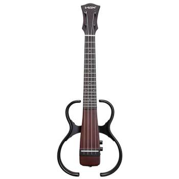 ConcertVox VFU‑1 Ukulele, Built‑In Audio Effects, Headphone Jack & AUX, Low‑G, Rosewood