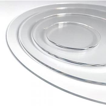 Disque Circulaire en Verre Synthétique 850 mm – Acrylique Transparent