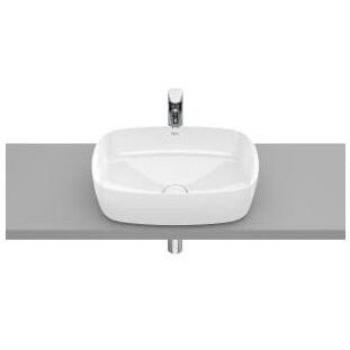 Baignoire de lavabo Inspiré Soft en finecéramique 500 × 370 × 140 mm, blanc mat – Roca