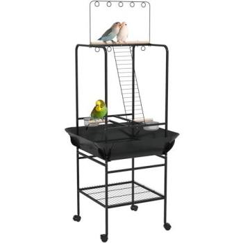 GrisSable Perchoir‑Roulettes 155 cm – Aire d’Envol