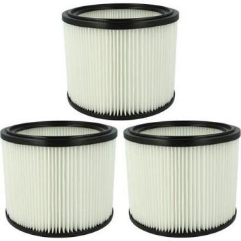 Vhbw 3x Compatible Filters for Festool Wet/Dry Vacuum Models