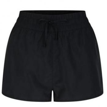 Dare2B Women's Water Repellent Sprint Up Shorts Black Dash Animal Print Size 12