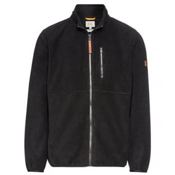 Camel active Herren Sweatjacke mit Label-Patch, Größe S