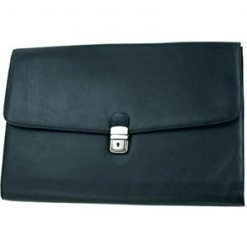 Alassio portedocuments UDINE simili cuir noir