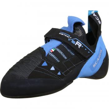 Scarpa Instinct VSR Kletterschuhe, Black-Azure, 44 EU