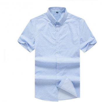 Camisa Casual 4XL Hombre Manga Corta Algodón