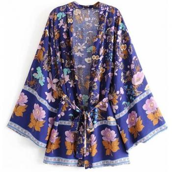 Cardigan élégant à motifs vintage pour l'automne
