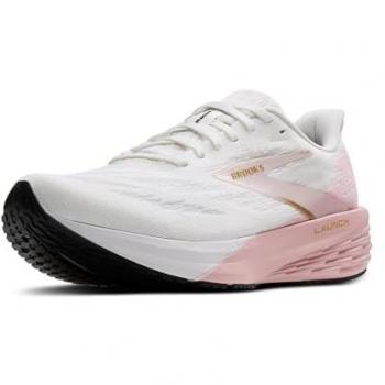 Brooks Launch 11 Femminile, tono bianco-rosa, taglia 41